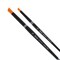 Creative Mark Beste Golden Taklon Deerfoot Stippler Set of 2 Artist Paint Brush, Professional Watercolor Brushes, For Acrylic Painting, Short Handle, Sharp Edges, Hand-Tied & Shaped
